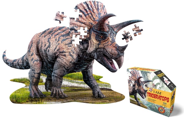 Пазл I AM Динозавр Трицератопс 100 шт 4015