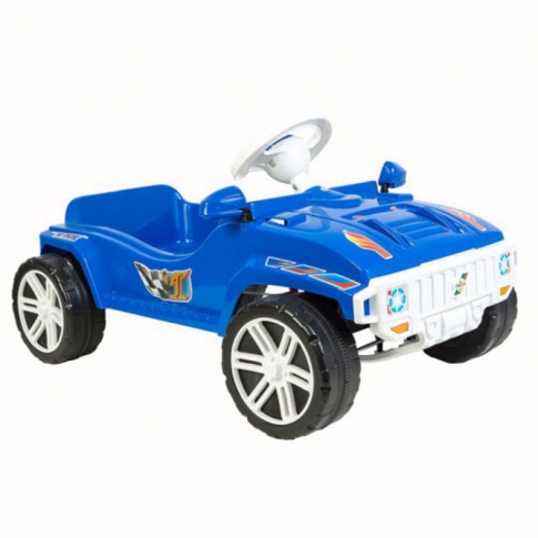 Машина с педалями синяя Орион 792