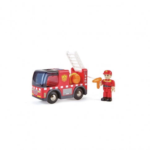 Іграшковий пожежний автомобіль з сиреною Hape E3737