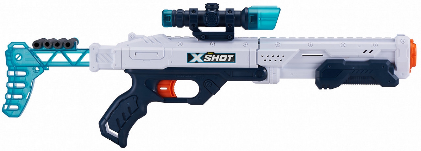 X-SHOT Бластер Excel Hawk Eye 12 патронов 5 банок 36189Z