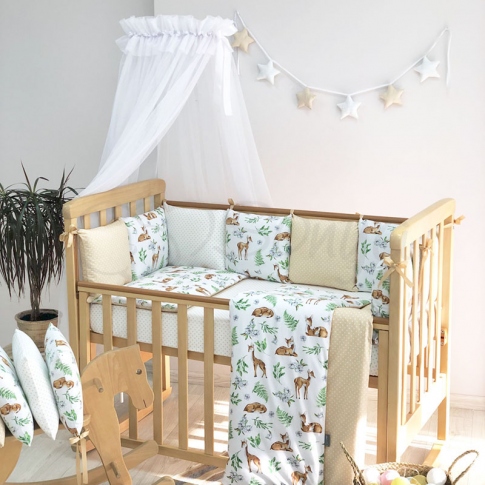 Детская постель Маленькая Соня Baby Design Premium Елене 7 пр