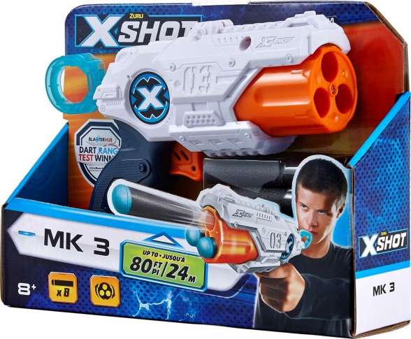 X-SHOT Бластер Excel MK-3 8 патронів 36118Z