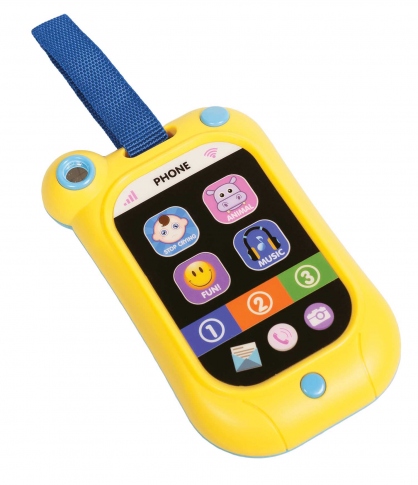 Інтерактивний смартфон жовтий Bebelino 58160