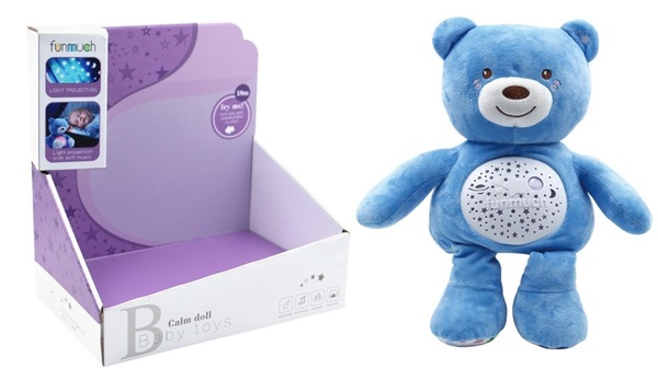 Проектор-іграшка Ведмедик синій Funmuch FM666-1