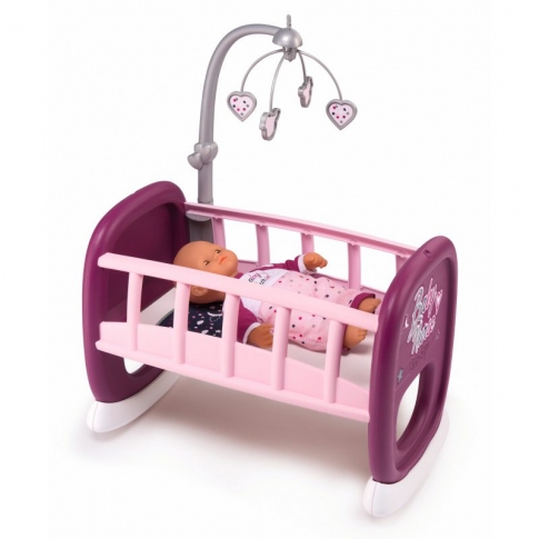 Кроватка для куклы с карусельки Smoby Baby Nurse 220343