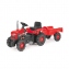 Трактор на педалях з причіпом червоний ORION-DOLU 8153